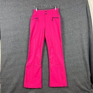 Forever 21 Womens Ski Pants Medium Size M Hot Pink Zipper Pockets